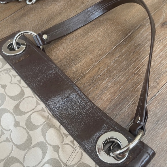 Coach Brown Hobo Bag Baguette Bag Shoulder Crossbody Y2K 90’s - Picture 8 of 10